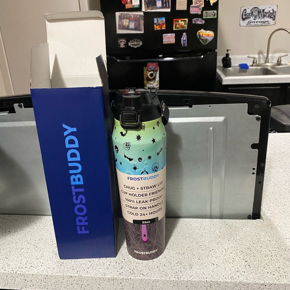 Insulated Bottle - Mint and Purple